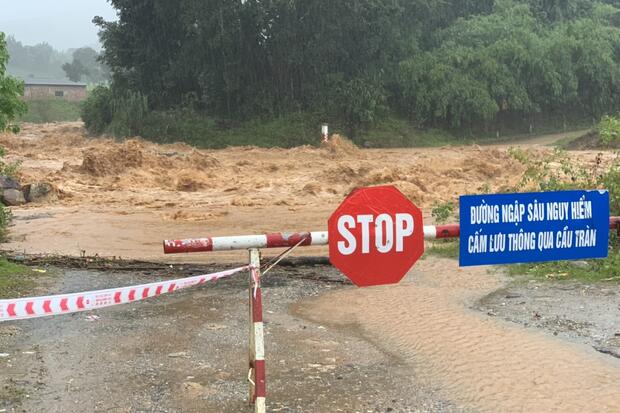 Tình hình thiệt hại do bão số 4 gây ra trên địa bàn huyện Tu Mơ Rông tính đến 15 giờ ngày 28/9