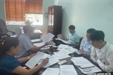 ỦY BAN KIỂM TRA HUYỆN ỦY TỔ CHỨC KỲ HỌP THỨ 10