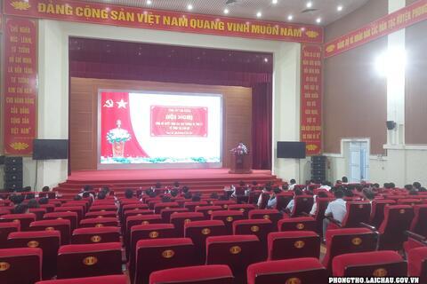 Hội nghị công bố quyết định của Ban Thường vụ Tỉnh ủy về công tác cán bộ