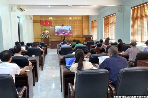 Hội nghị trực tuyến phát động Cuộc thi trắc nghiệm trực tuyến “Tìm hiểu lịch sử 115 năm thành lập tỉnh (28/6/1909-28/6/2024), 75 năm thành lập Đảng bộ tỉnh (10/10/1949- 10/10/2024), 20 năm chia tách, thành lập tỉnh (01/01/2004 - 01/01/2024)”