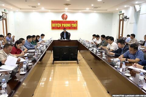 Phong Thổ giao ban BCĐ chương trình MTQG xây dựng NTM