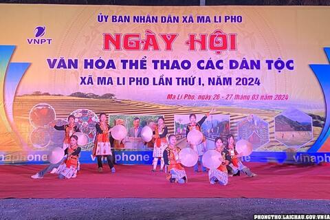 Sôi nổi ngày hội Văn hóa, Thể thao các dân tộc xã Ma Li Pho, lần thứ I năm 2024