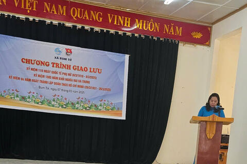 Chương trình giao lưu kỷ niệm 115 năm ngày Quốc tế Phụ nữ (8/3/1910 - 8/3/2025). Kỷ niệm 1985 năm khởi nghĩa Hai Bà Trưng. Kỷ niệm 94 năm ngày thành lập Đoàn TNCSHCM (26/3/1931-26/3/2025