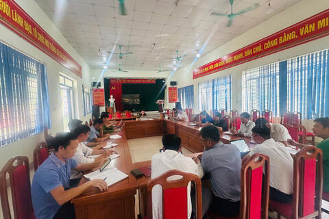UBND xã Can Hồ triển khai họp BCĐ xóa nhà tạm, nhà dột nát