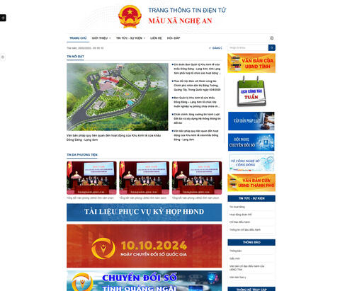 Mẫu xã Nghệ An